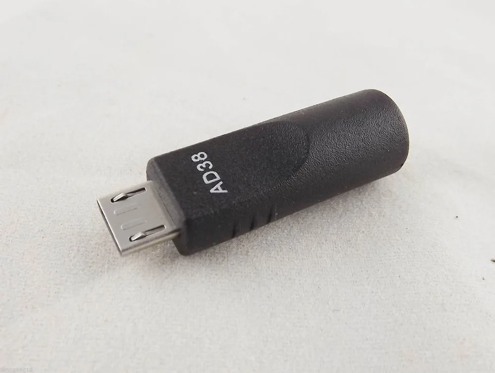 2 шт. 3 5 мм x 1 гнездо к Micro USB контактный штекер адаптер питания постоянного тока