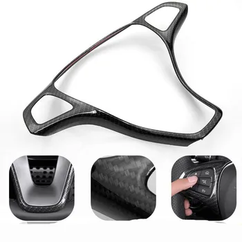 

For Mercedes Benz A B C E CLA CLS GLA GLC Class W176 W246 W204 W207 W212 W117 W218 X156 X204 Car Steering Wheel Frame Trim Cover