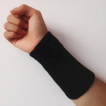 

1 Piece 8*15CM Gym Protector Wristbands Wristband Tennis Basketball Badminton Wrist Support Sports Protect Sweatband Cotton