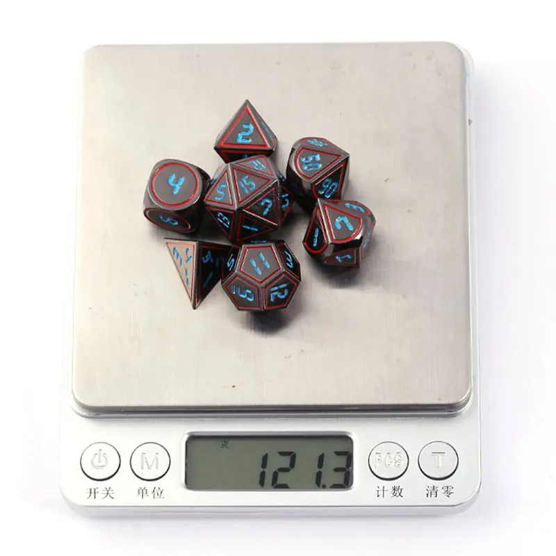 Chengshuo dnd dice metal rpg sets polyhedral dungeons and dragons d20 10 6 8 12 table games Zinc alloy red copper dices pattern Chengshuo dnd dice metal rpg sets polyhedral dungeons and dragons d20 10 6 8 12 table games Zinc alloy red copper dices pattern