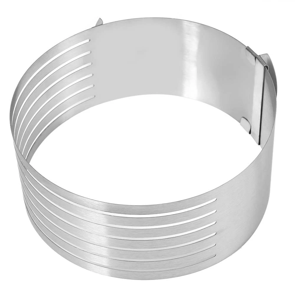 15% Retractable Stainless Steel Circle Mousse Cake Layer Cut Tools cake decorating tools bakery tools
