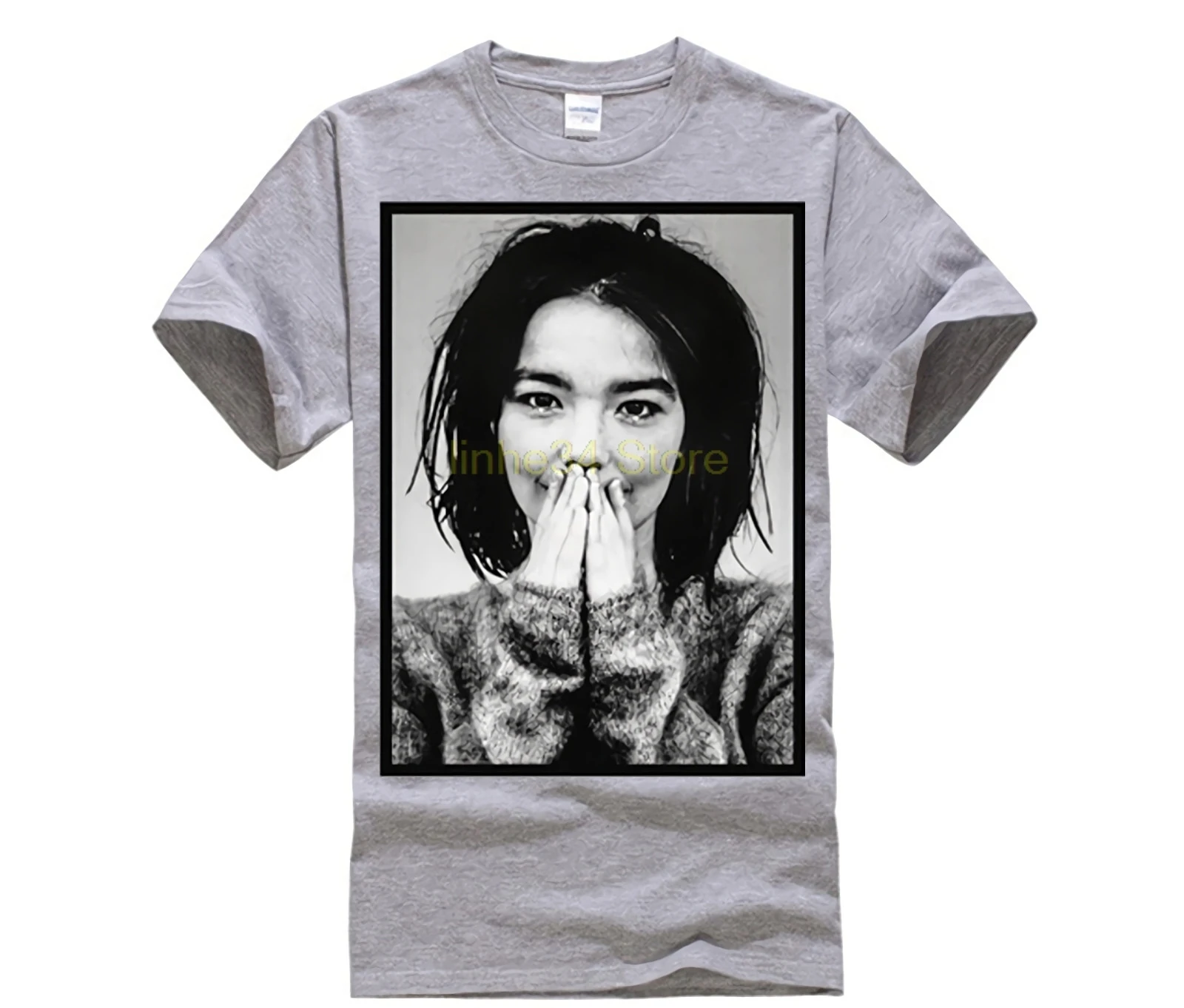 Bjork Short Sleeve Mens T-shirt Hot Selling 100 % Cotton Men T Shirt Men Clothing Plus Size Top Tee Funny Print Tops Men Bjork Short Sleeve Mens T-shirt Hot Selling 100 % Cotton Men T Shirt Men Clothing Plus Size Top Tee Funny Print Tops Men