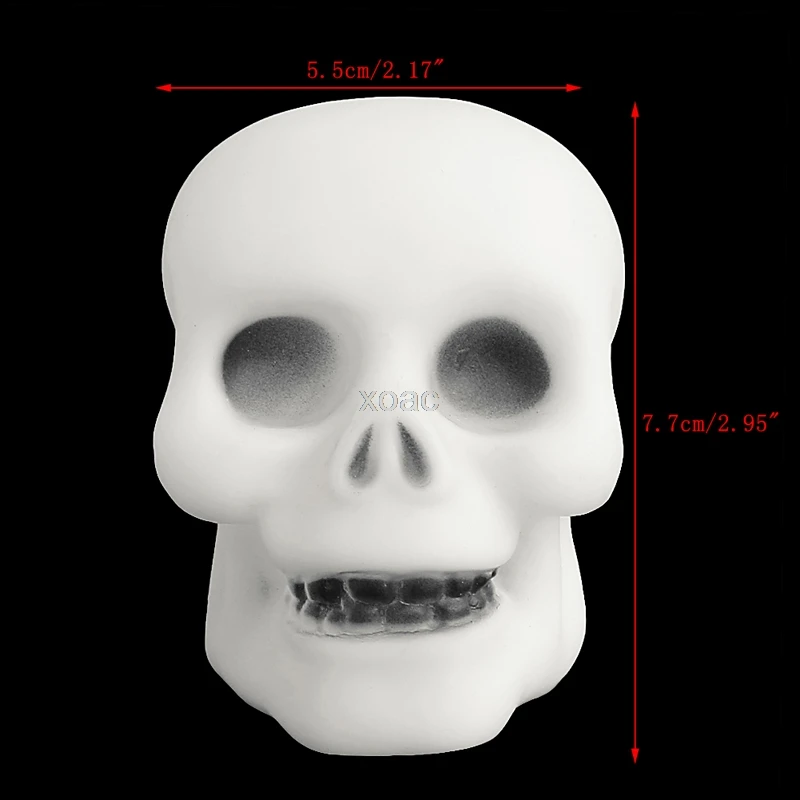 

Colorful Flash LED Mini Skull Night Light Lamp Halloween Party Decor Gift Prop M08 dropship