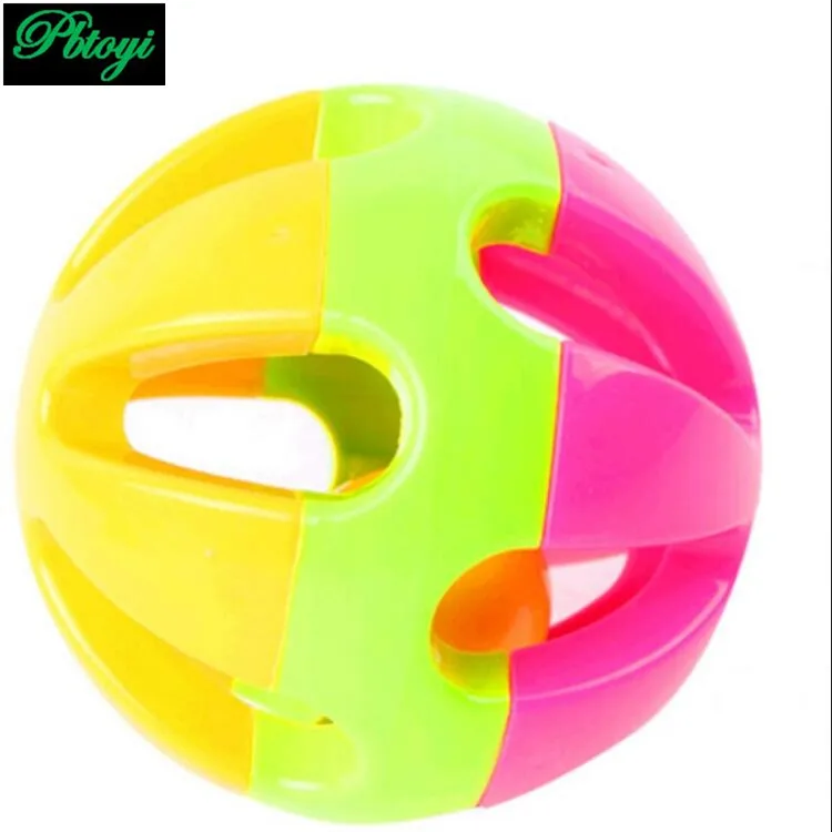 4PCS Cool Box New Baby Toys Plastic Rattles Grasping Bell Ball Sound