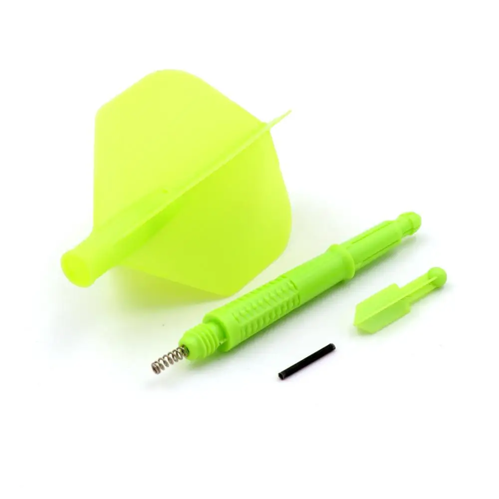 

CUESOUL KOFF AK6 Dart Stem with AK4 Moulded Dart Flights,Set of 3 pcs Green Dart Flight Standard Shape