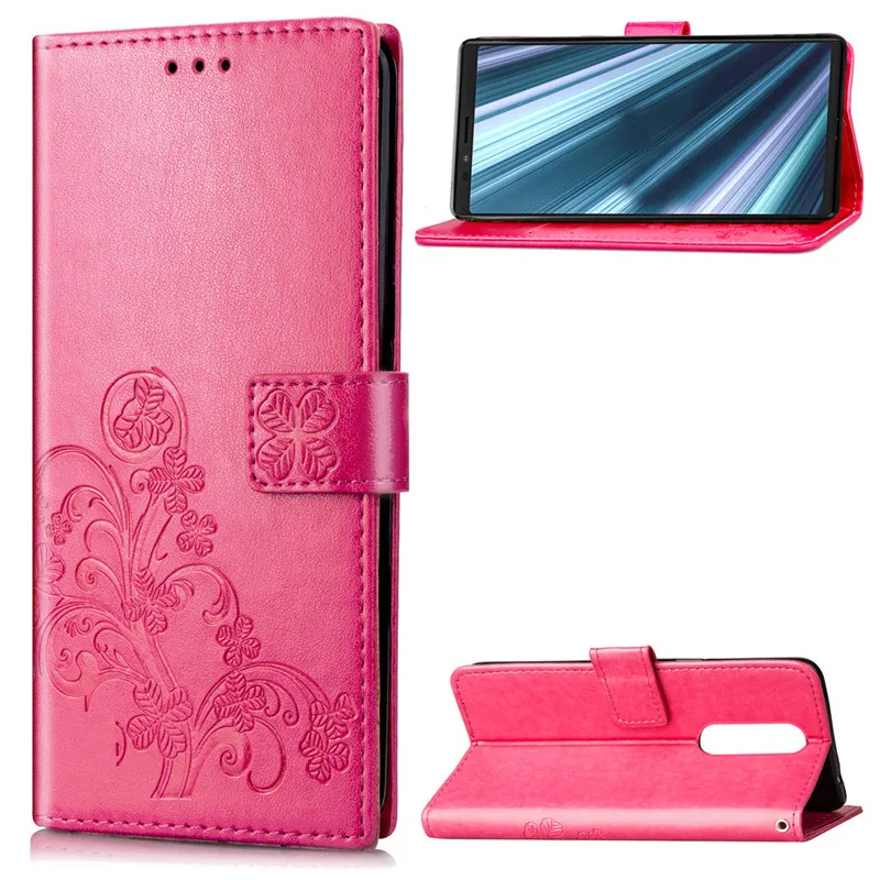 Luxury Case For Sony Xperia XZ4 PU Leather Wallet Card Flip Magnet Soft TPU Silicon Stand for 1 Phone Bag Cover | Мобильные телефоны