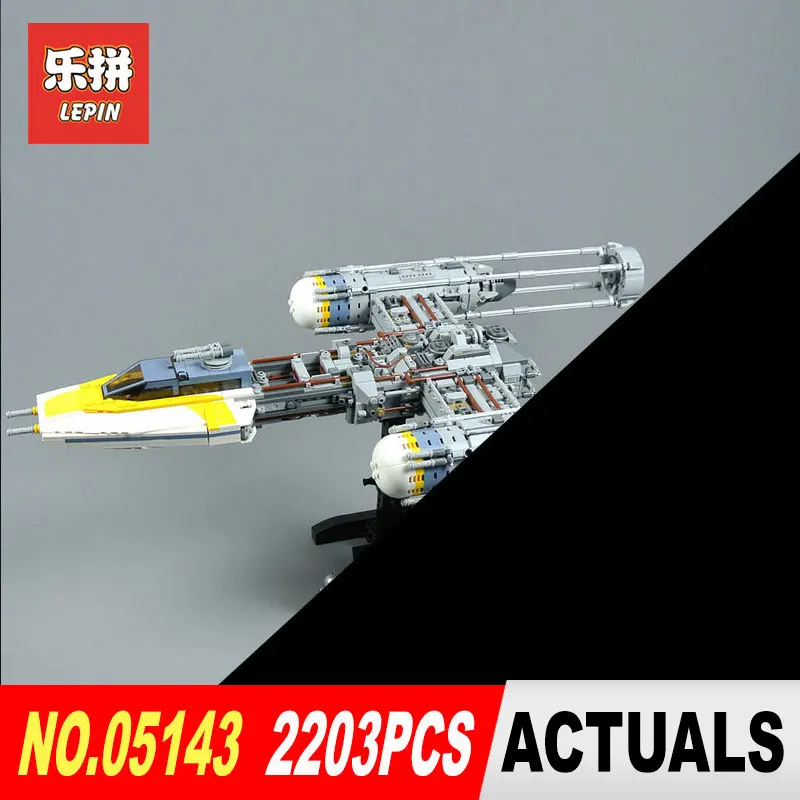 

Lepin 05143 2203Pcs STAR Series The New Y-wing Starfighter Set Model Building Blocks Bricks DIY Toys Boy As Gifts 75181 WARS