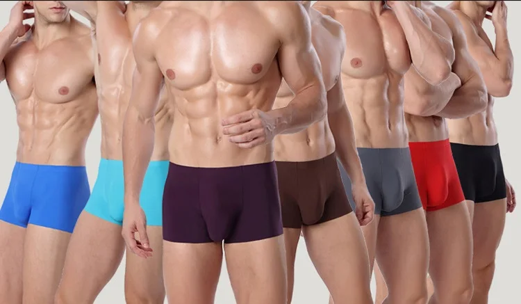 Seamless Silk Antibacterial Boxers 4-2
