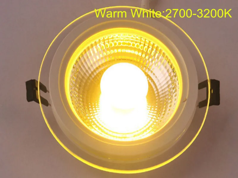 Glass COB LED Downlight 25W__