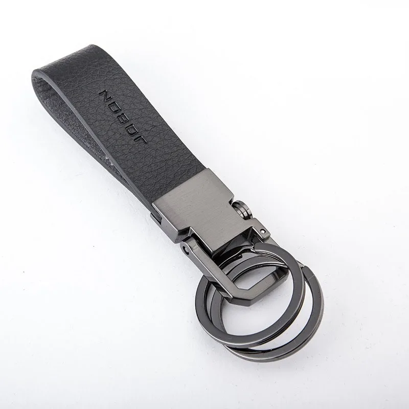 

hanging keychain through belt genuine leather car key chain key holder high quality chaveiro llaveros hombre free shipping