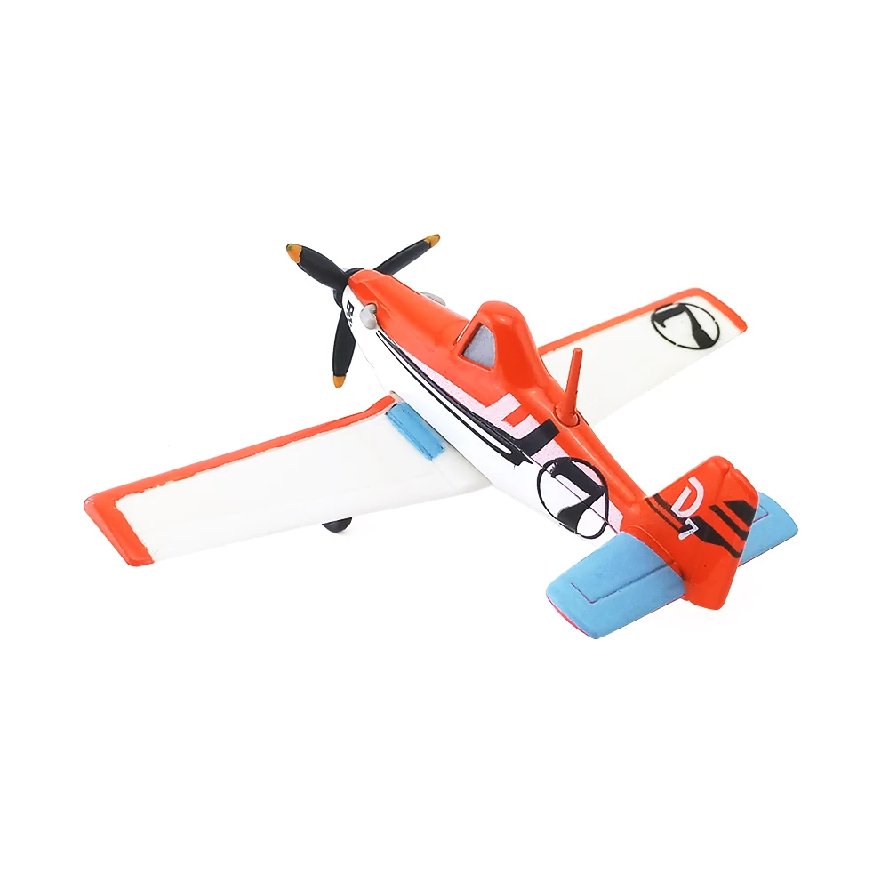 Disney Pixar Planes No.7 Dusty Crophopper 1:55 литая под давлением игрушечная модель самолета из