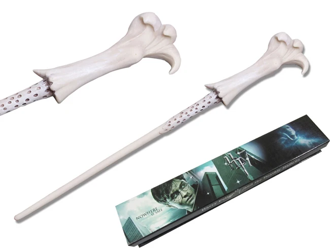 Оригинальная версия качество металлический сердечник люкс COS Albus Дамблдор Волшебная палочка волшебная палочка с подарочка коробка набор Гарри Поттера - Цвет: Voldemort