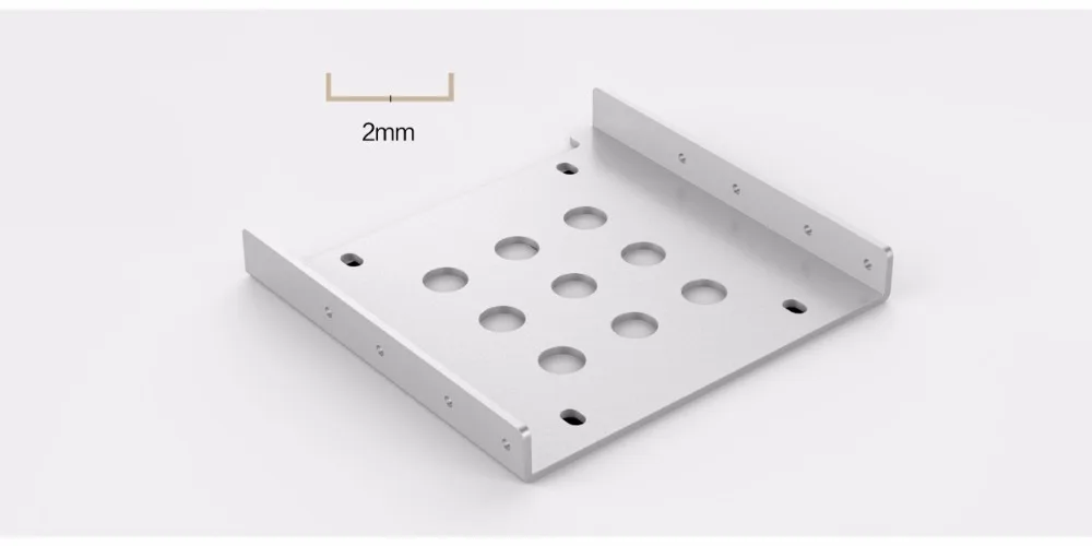 ORICO AC325-1S алюминиевый 2,5-3,5 дюймовый жесткий диск Caddy Установка Винты Поддержка SATA HDD/SSD и IDE порт