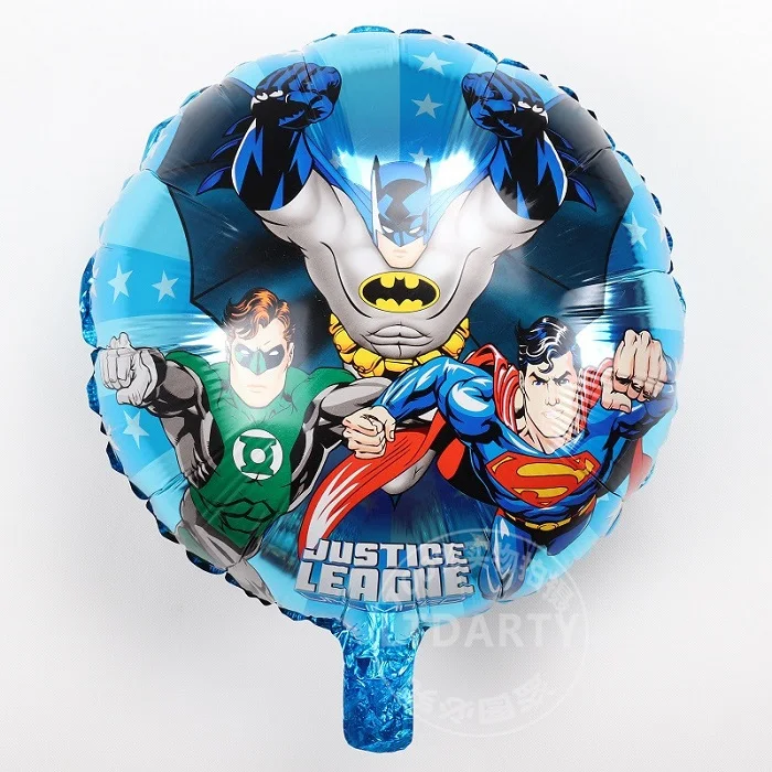 5 шт./лот, 18 дюймов супер герой шар Марвел, Мстители, паук-человеком, Бэтменом и человеком до Фольга воздушный шар Детская День рождения поставляет детские игрушки
