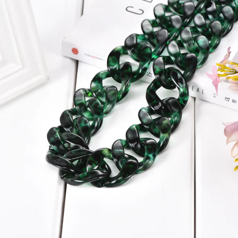 2019 nuevo Manualidades DIY Basteln bricolaje Manualidades Complementos Artesanato Material Acessorios acrílico Cadena de resina de leopardo 2019 nuevo Manualidades DIY Basteln bricolaje Manualidades Complementos Artesanato Material Acessorios acrílico Cadena de resina de leopardo