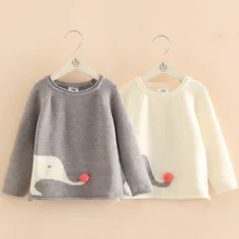 Одежда для девочек свитер с рисунком из мультфильма мод новая весна и осень для девочек детский пуловер с длинным рукавом верхняя одежда