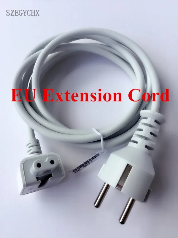 

High Quality SZEGYCHX , Europe Cord EU Plug 1.8M AC Power Adapter Extension Cable for Macbook Pro MagSafe 11 12 13.3 15 Charger