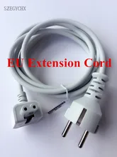 High Quality SZEGYCHX Europe Cord EU Plug 1 8M AC Power Adapter Extension Cable for Macbook