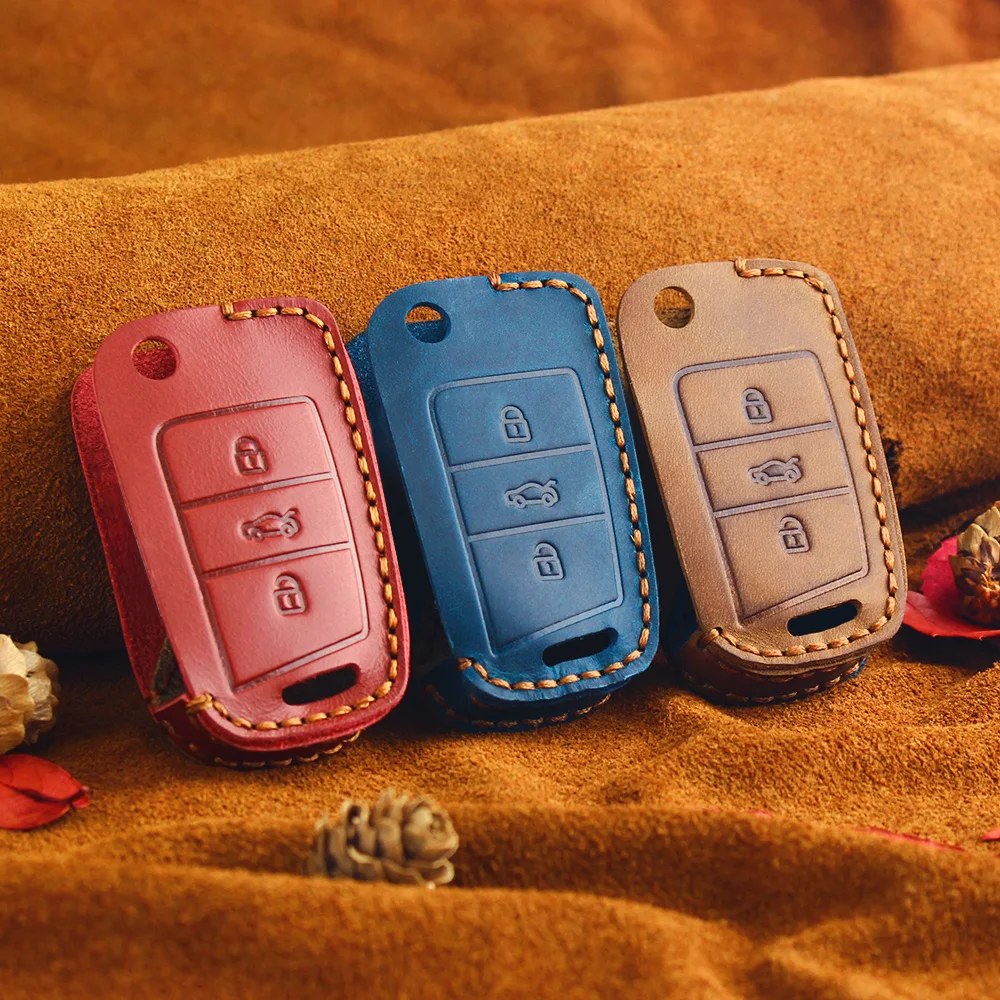 Cover chiave telecomando per Volkswagen VW Tiguan MK2 Magotan Passat B8 CC 2017 2018 Per skoda Superb A7 11 Cover chiave telecomando per Volkswagen VW Tiguan MK2 Magotan Passat B8 CC 2017 2018 Per skoda Superb A7 -