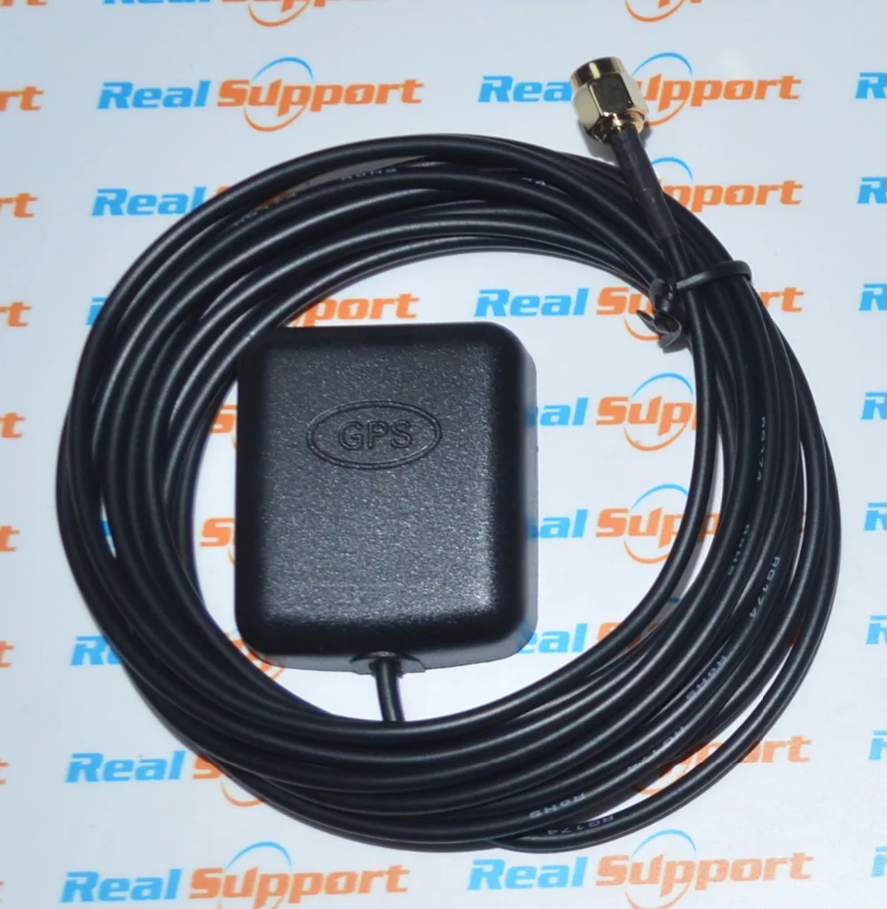 Brand New Auto DVD 1575.42MHz SMA male Connector GPS Active Remote Antenna Aerial 3 Meters Length | Электроника