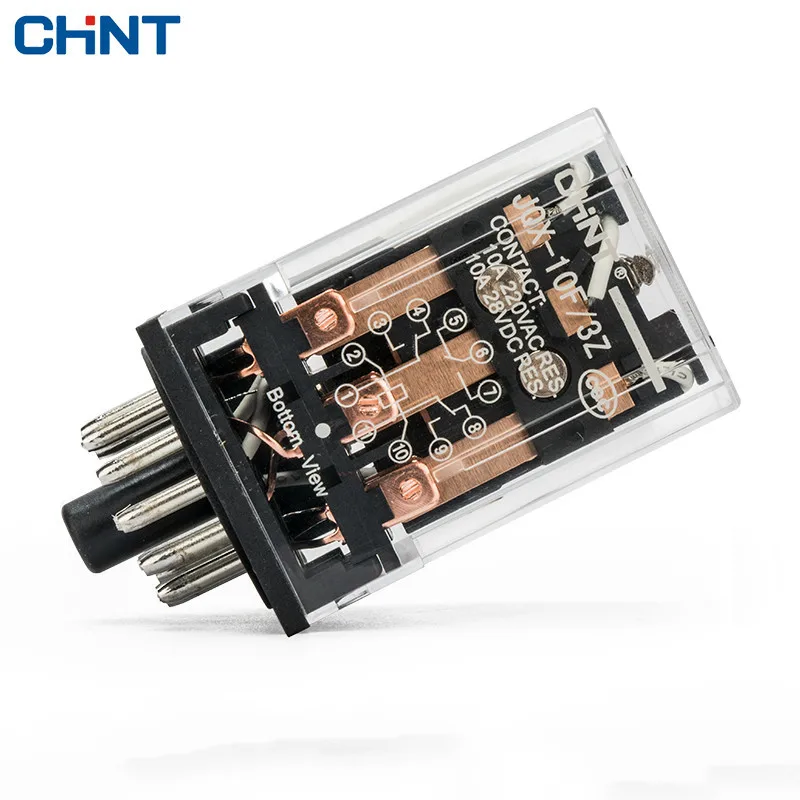 CHINT маленькое промежуточное реле электромагнитное JQX 10F 3Z 220VAC 110VAC 24VDC 12VDC|electromagnetic