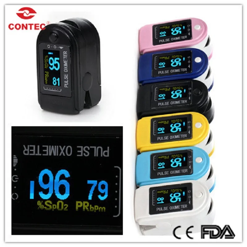 Günstig CONTEC CMS50D Fingertip pulsoximeter SPO2 monitor blut sauerstoff sättigung Monitor pulse rate oximetro de dedo