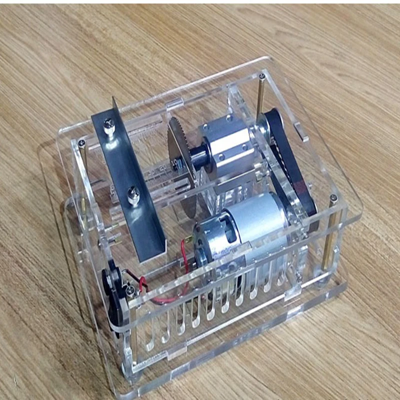 

DIY Acrylic Mini Table Saw Circular Woodworking Chainsaw Cutting Machine Woodworking Mini Table Saw, 12V - 24v Adjustable