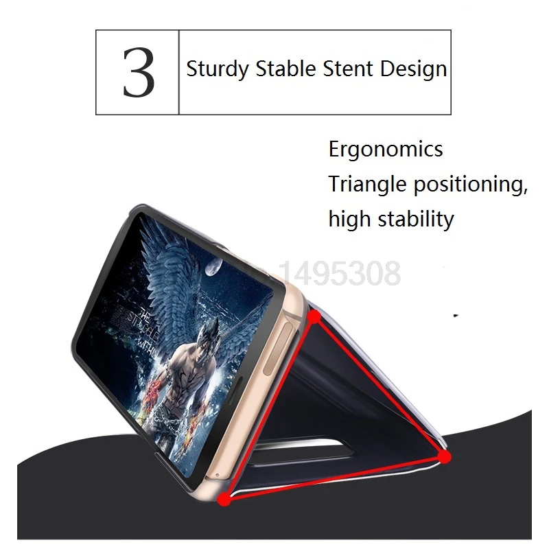 Зеркальный чехол для Xiaomi Mi A1 A2 5X 6 X 5C Mix2 Note 3 Y1 Redmi 5 Plus 4 4X 5A Prime Pro Smart|case for xiaomi|flip casecase