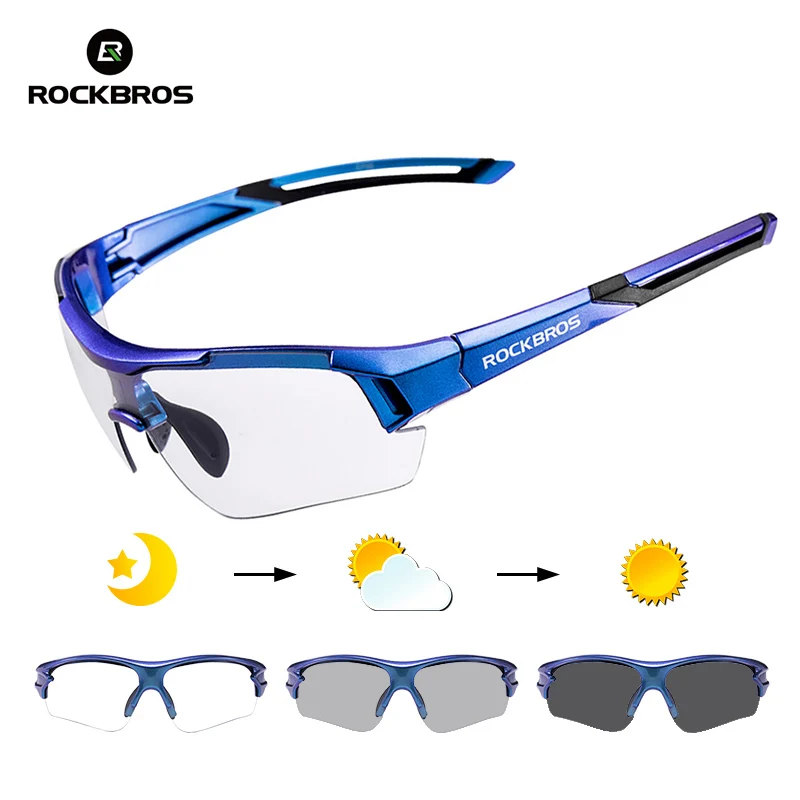 Очки ROCKBROS мужские/женские фотохромные спортивные солнцезащитные UV400 для горных