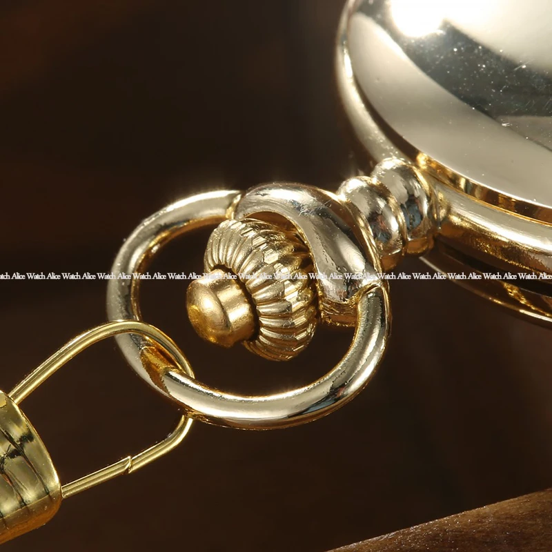 Роскошные золотые часы Fullmetal Alchemist Pocket fob гладкие карманные чехол для охотника|de