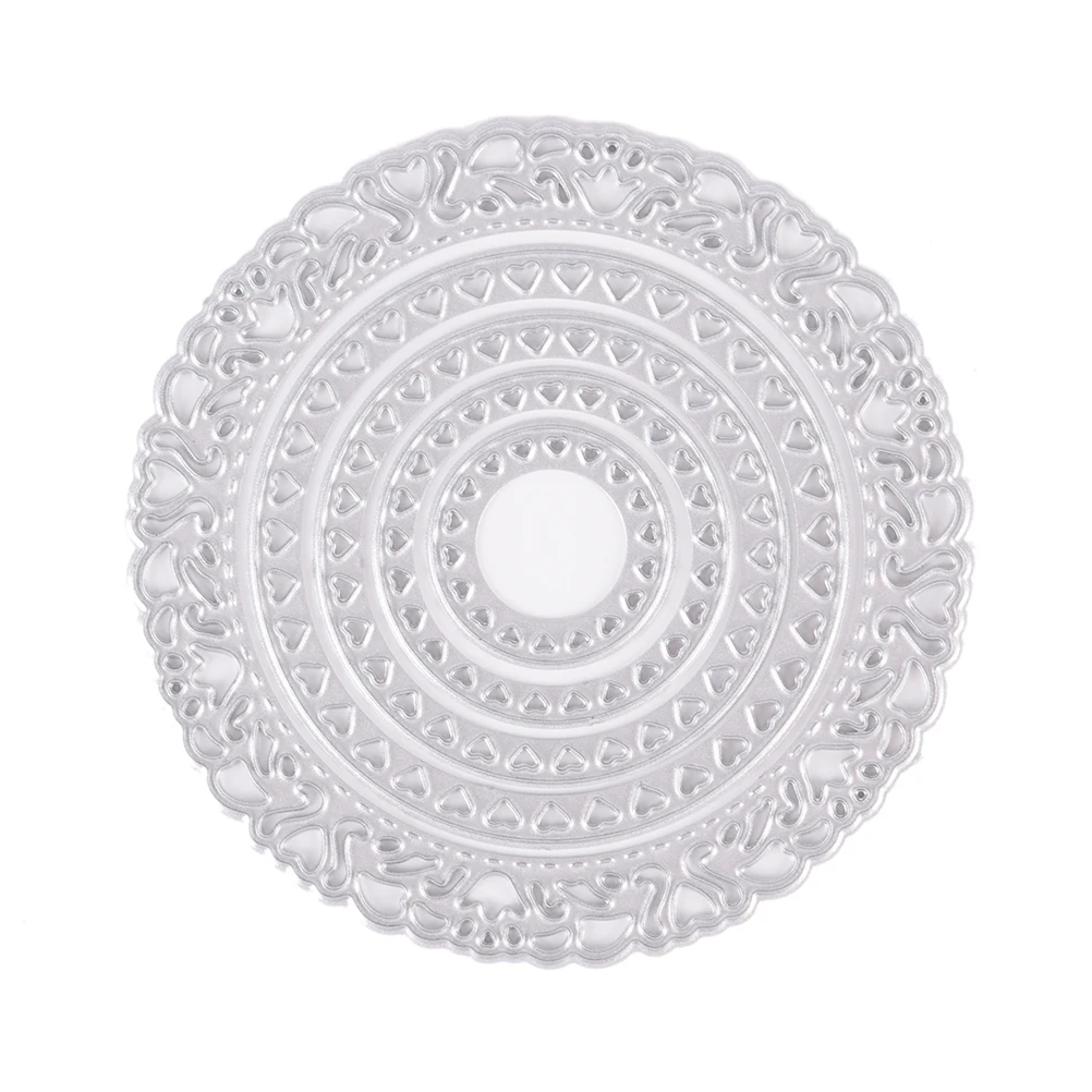 

Professional Round Circle Metal Cutting Dies Scrapbooking Album Decoration Craft Die Cutting Embossing Supplies 5Pcs/set
