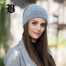 [FLB] новая простая Шапка-бини из кроличьего меха для женщин, зимняя шапка для детей Skullies, теплая шапка из Гравити Фолз, женская шапка F18055