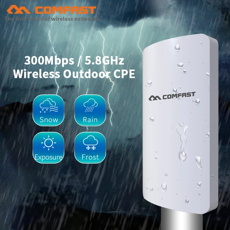 2pc 3KM Stable Trsnsmission Rate 5Ghz WIFI Repeater 2 Extender 300Mbps Amplifier Wireless bridge CPE Wi 2