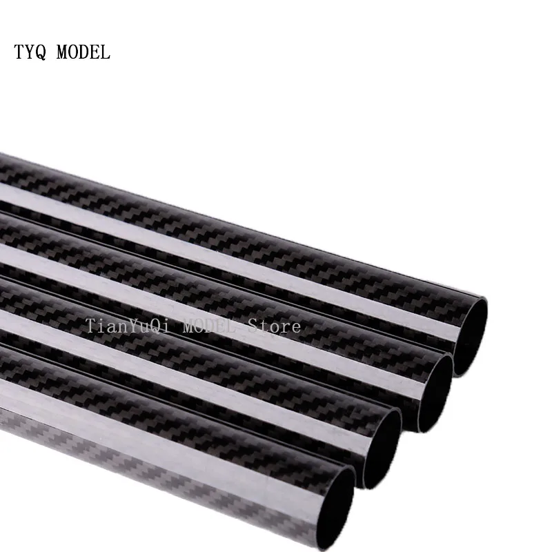 

2 pcs 18MM x 16MM x 600mm Carbon Fiber Tube with 100% 3k full carbon for Quadcopter Hexacopter Model