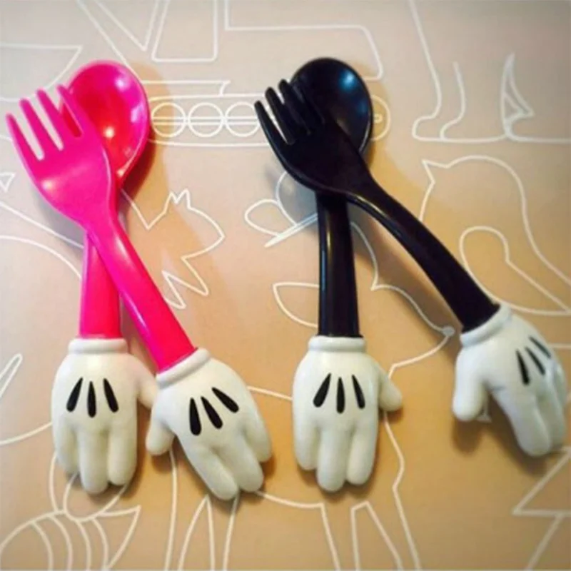 

Baby Spoon Cuilleres Kids Colher Learnning Dishes Dinnerware Set Baby Tableware Prato Infantil Spoons Baby Chicco Spoon Fork Set