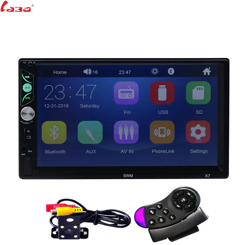 Mirror link Android 7 0 2 din автомобильное радио Авторадио ''мультимедийный плеер Bluetooth