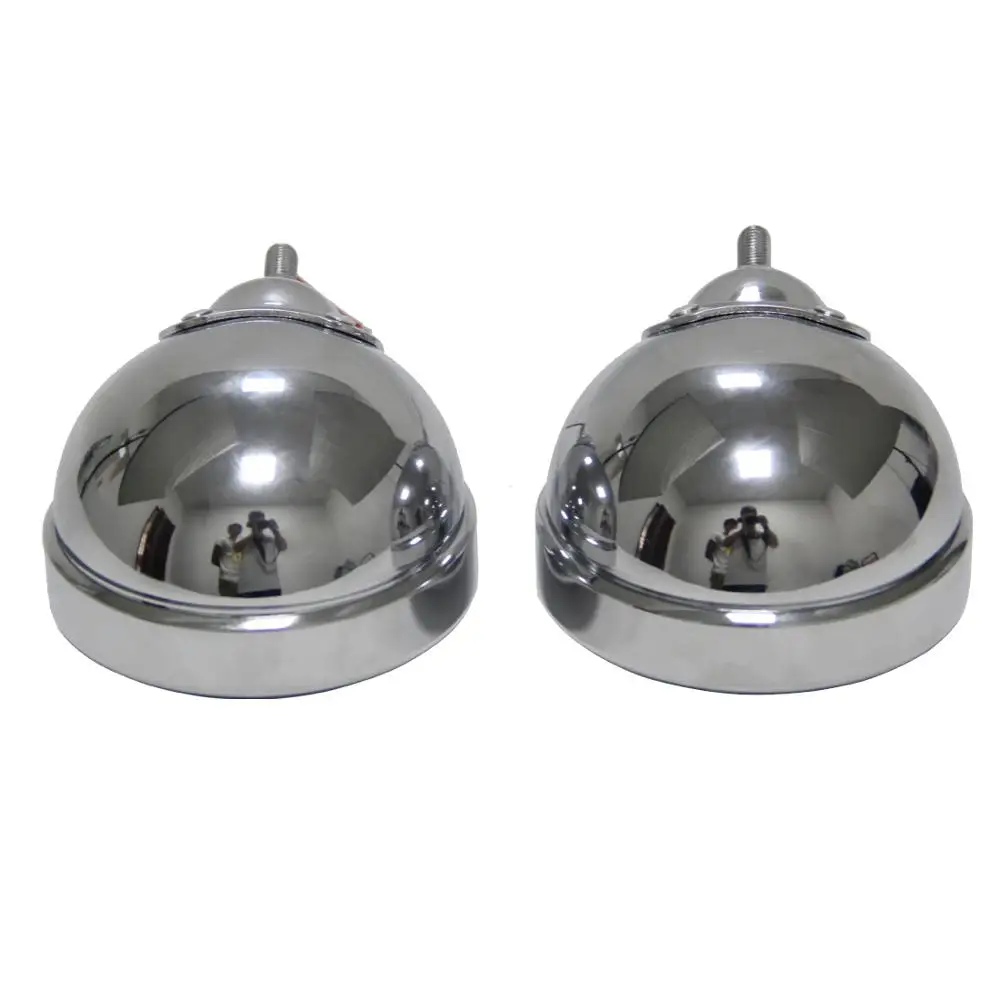 4.5 inch Chrome fog light Housing Bracket Mount Cover For Auxiliary Passing Light Lamp Motorcycle for Touring Electra Glide - Цвет: Black Cover