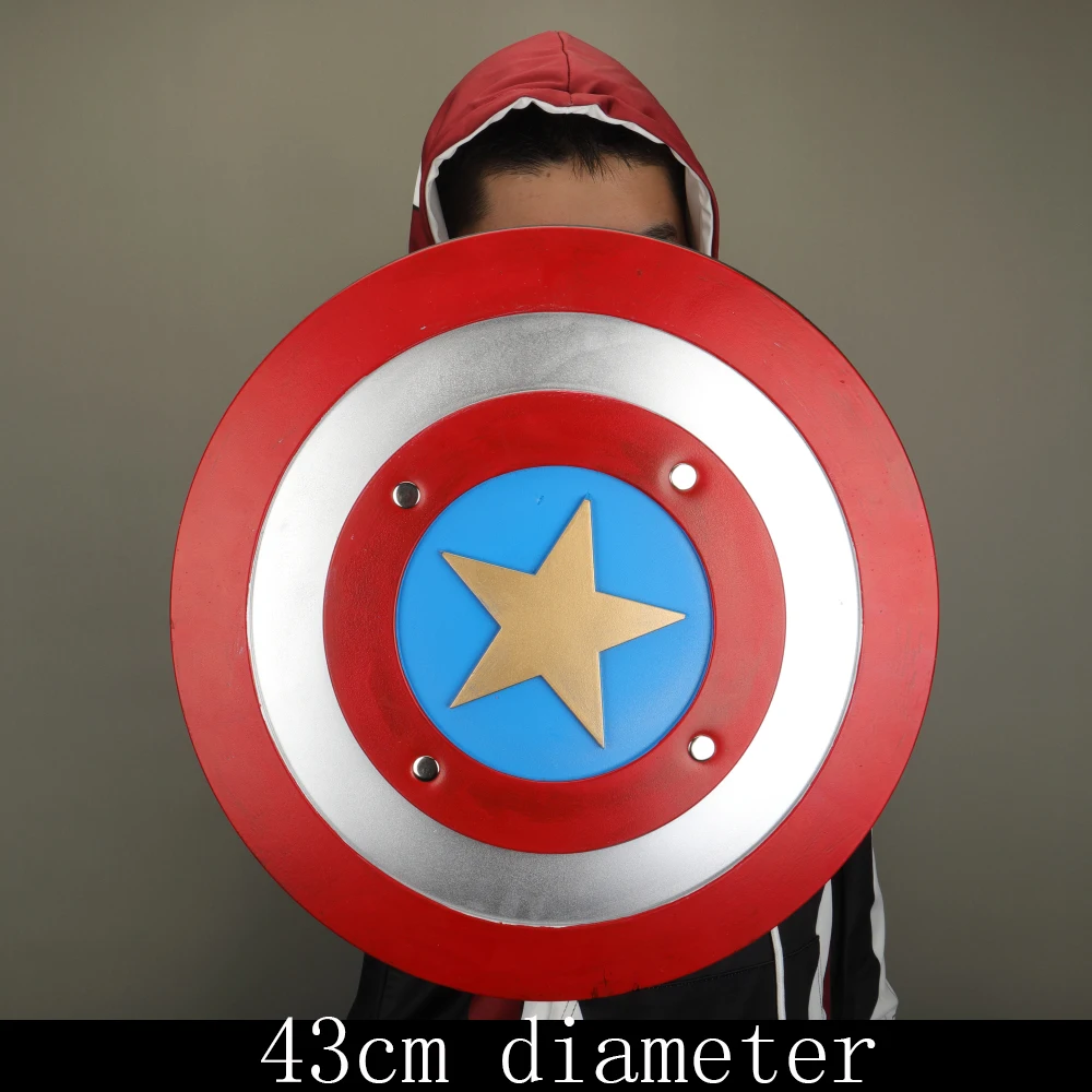 

43cm Diameter Avengers: Endgame Captain America Shield Styrofoam Weapon Steve Rogers Costume Cosplay Prop Adult