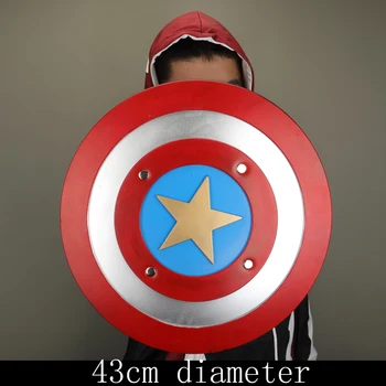 

43cm Diameter Avengers: Endgame Captain America Shield Styrofoam Weapon Steve Rogers Costume Cosplay Prop Adult