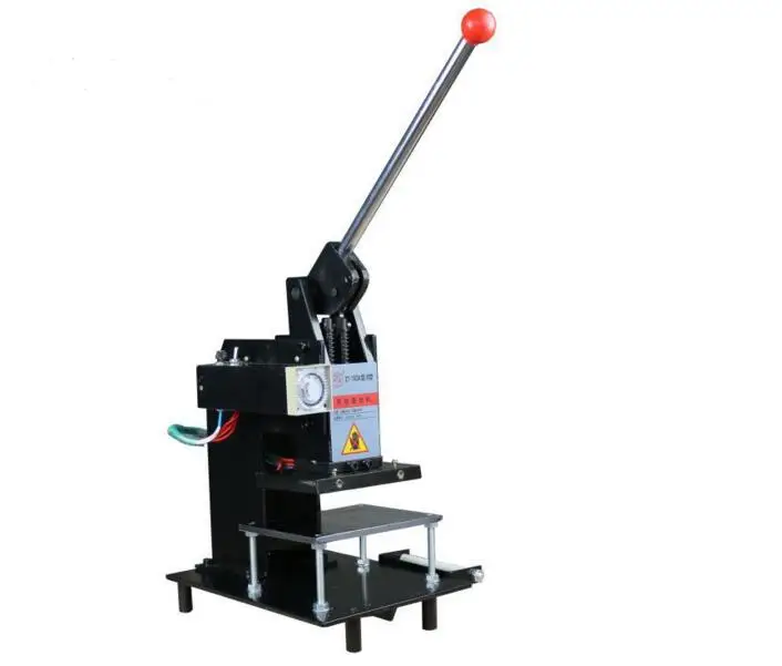 Manual hot stamping machine Leather embossing LOGO Branding machine Hot