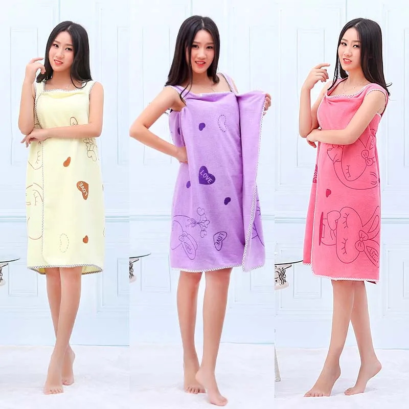 Wearable Fast Drying Bath Towel