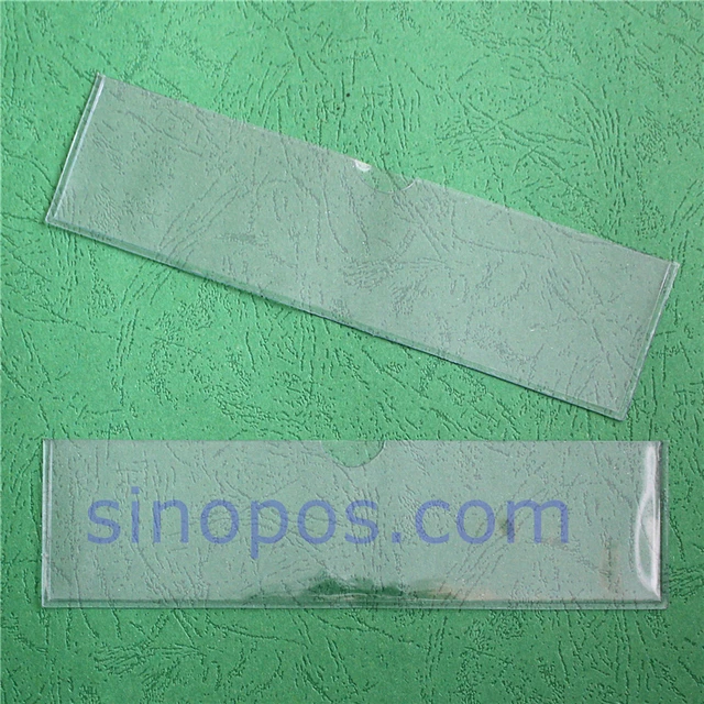 nameplate vinyl sleeves pvc pouch sign holder inventory machine