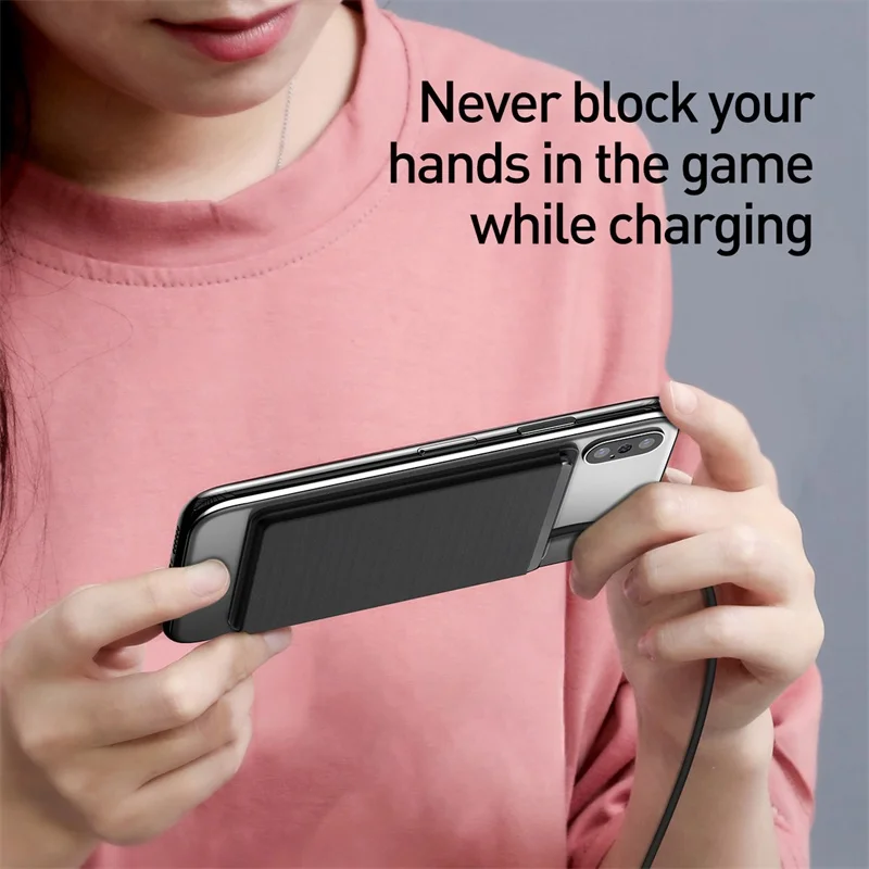  Baseus 15W Qi Wireless Charger For iPhone X Xs Max Ultra Slim Fast Wirless Wireless Charging Pad Fo