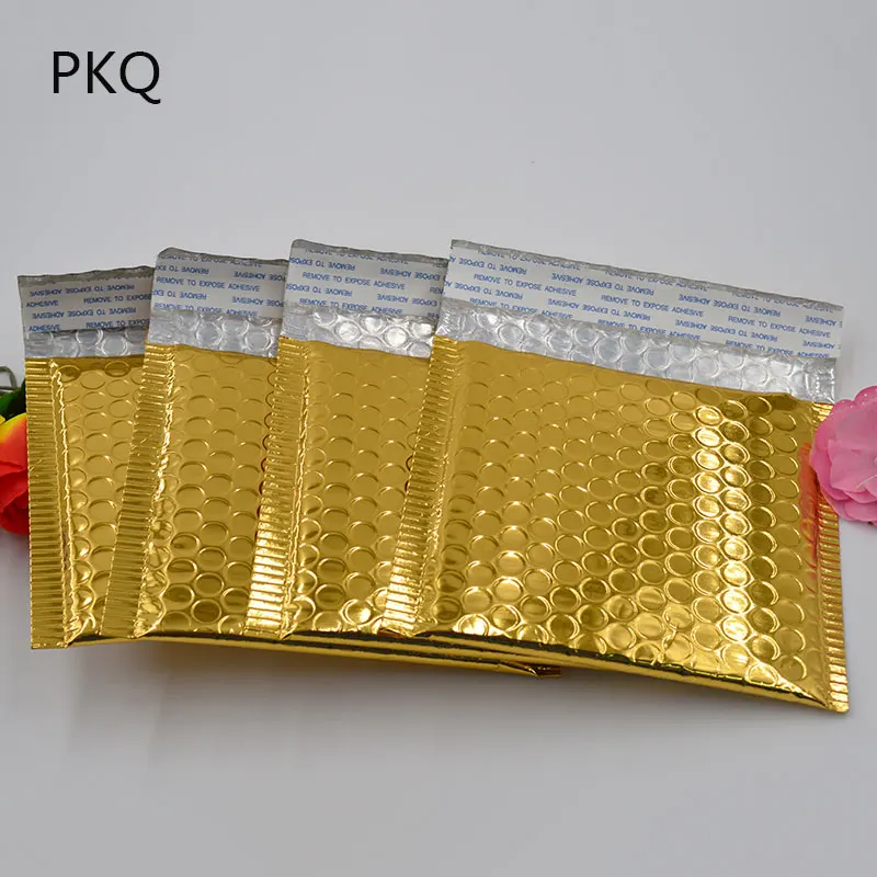 5pcs/lot small silver Bubble Mailers White Padded Envelopes Bags for