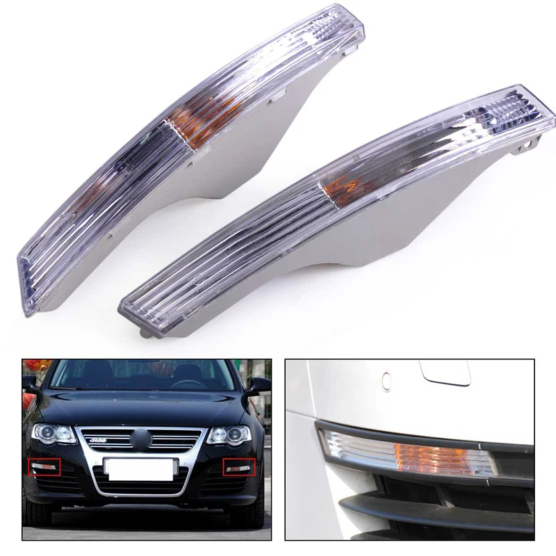 Для 2005 2011 Passat B6 световой индикатор для переднего бампера поворотник корпус