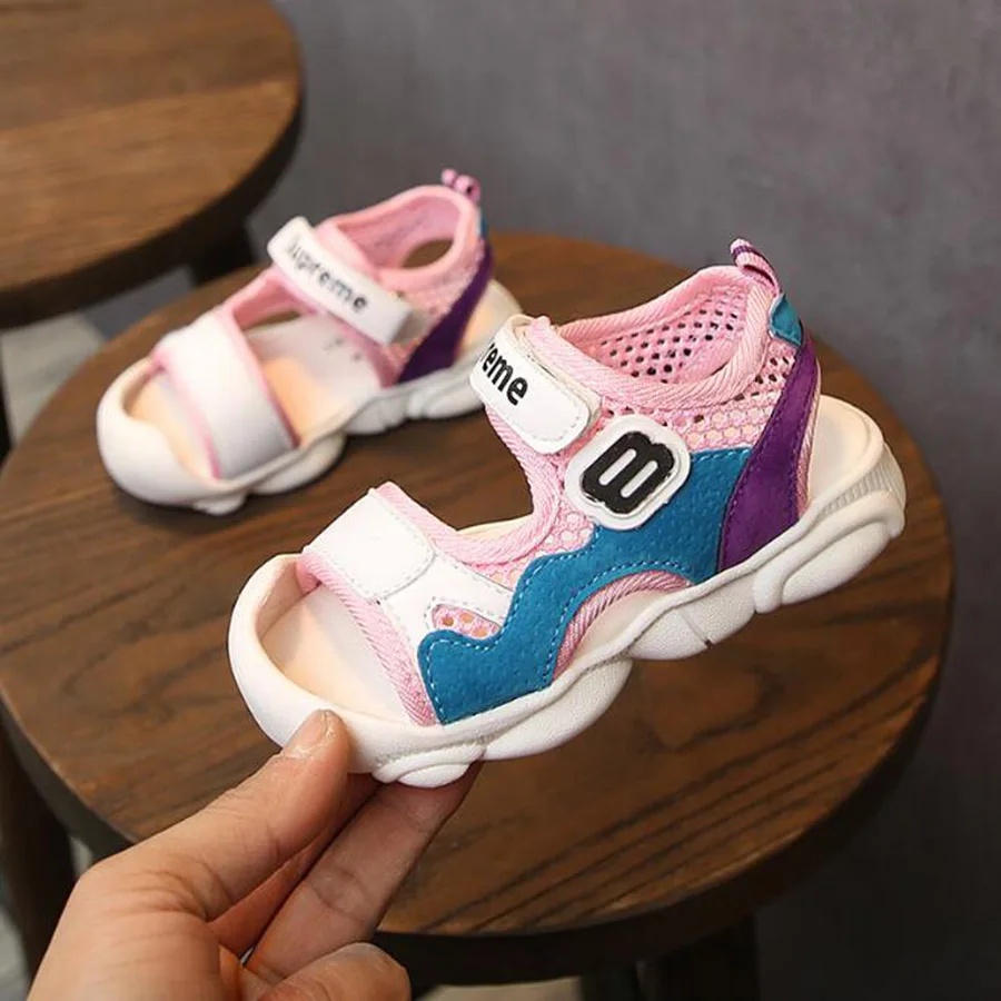 

MHYONS Kid Boy Sandals for Baby Summer Childred Beach Sandals for Boy Child Soft bottom Anti-slip Kids Sandals Protect Foot
