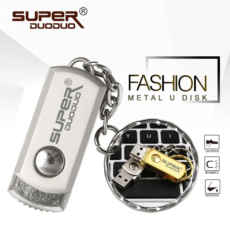 USB 2 0 металлический флеш накопитель 128 Гб 64 ГБ 32 16 8 4 быстрая скорость флешка