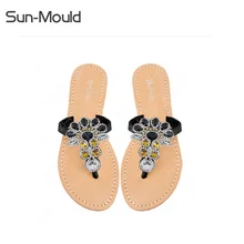 1 пара обуви; женские туфли в форме подвески в форме цветов с аппликацией; sandalia feminina; женские туфли сандалии; Вьетнамки; пляжные шлепанцы; deocration