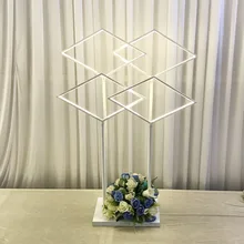 Главная часть свадьбы ваза для цветов напольные вазы стенд Metal Road привести подсвечники Подставка для цветов для свадьбы/вечерние украшения G007