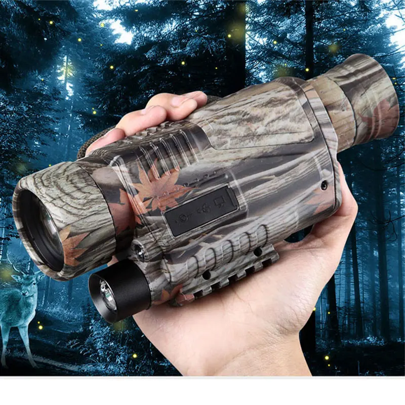 

Multi-Function Night Vision Scopes For Hunting 5X40 With Infrared Light Camera Video Camouflage Digital Night Vision Rifle Scope